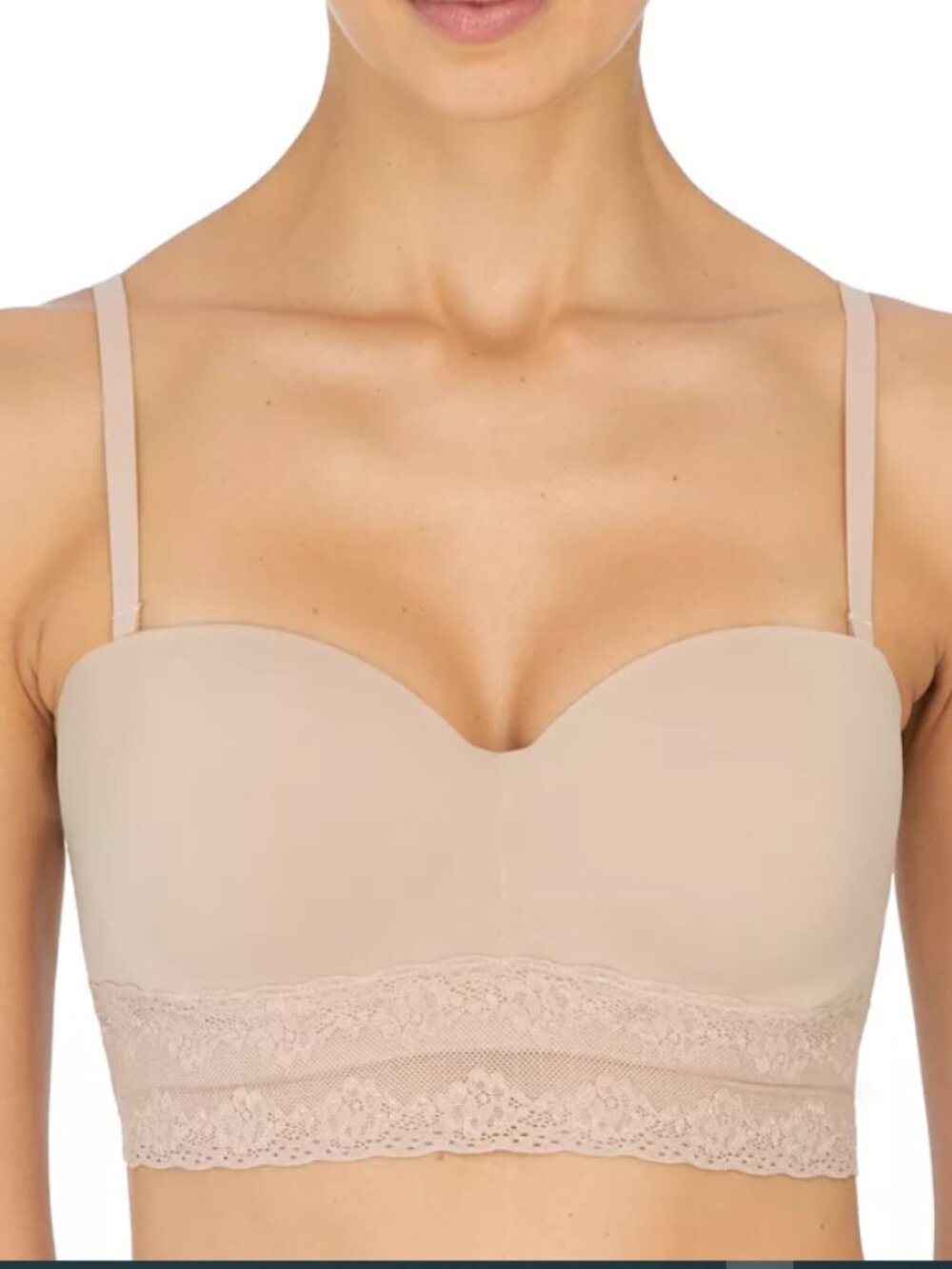 Natori Women's Bliss Perfection Strapless Contour Underwire Bra 729154 32DDD